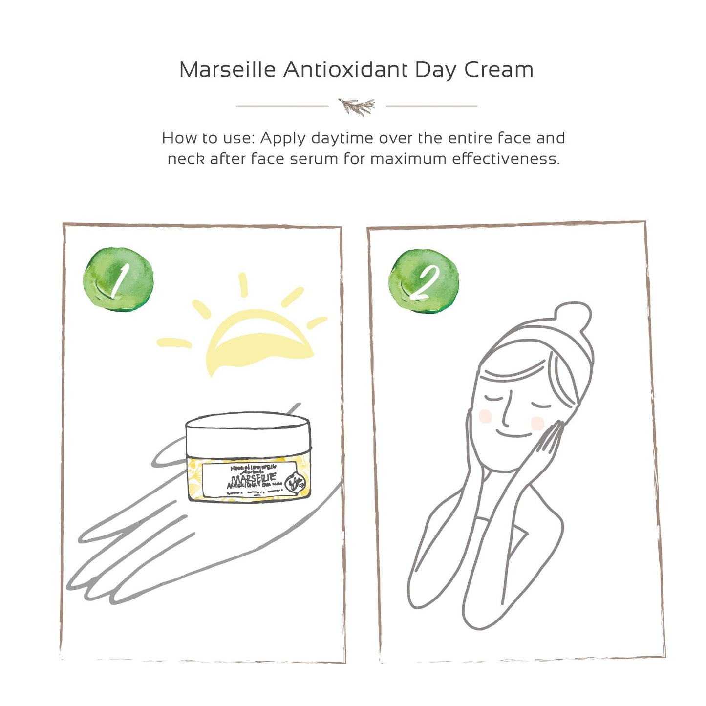 House of Immortelle Marseille Antioxidant Day Cream in a sleek jar, formulated with powerful antioxidants to protect and nourish the skin throughout the day. This lightweight cream hydrates, smooths, and shields the skin from environmental stressors, leaving a fresh, glowing complexion