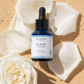 House of Immortelle B5 Rose Hydra Serum bottle with a sleek design and dropper cap. The serum is designed to deeply hydrate and soothe the skin, enriched with Vitamin B5 and rose extracts for a refreshed and radiant complexion
