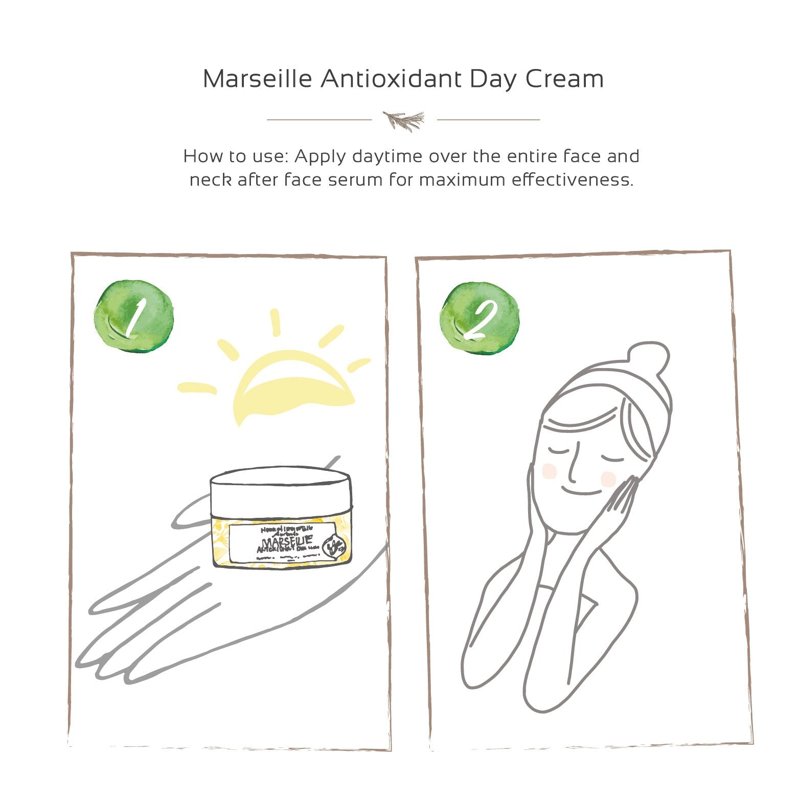 House of Immortelle Marseille Antioxidant Day Cream in a sleek jar, formulated with powerful antioxidants to protect and nourish the skin throughout the day. This lightweight cream hydrates, smooths, and shields the skin from environmental stressors, leaving a fresh, glowing complexion
