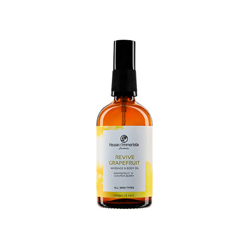 Revive Grapefruit Massage & Body Oil - House of Immortelle Natural Skincare