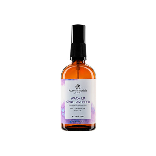 Warm Up Spike Lavender Massage & Body Oil - House of Immortelle Natural Skincare