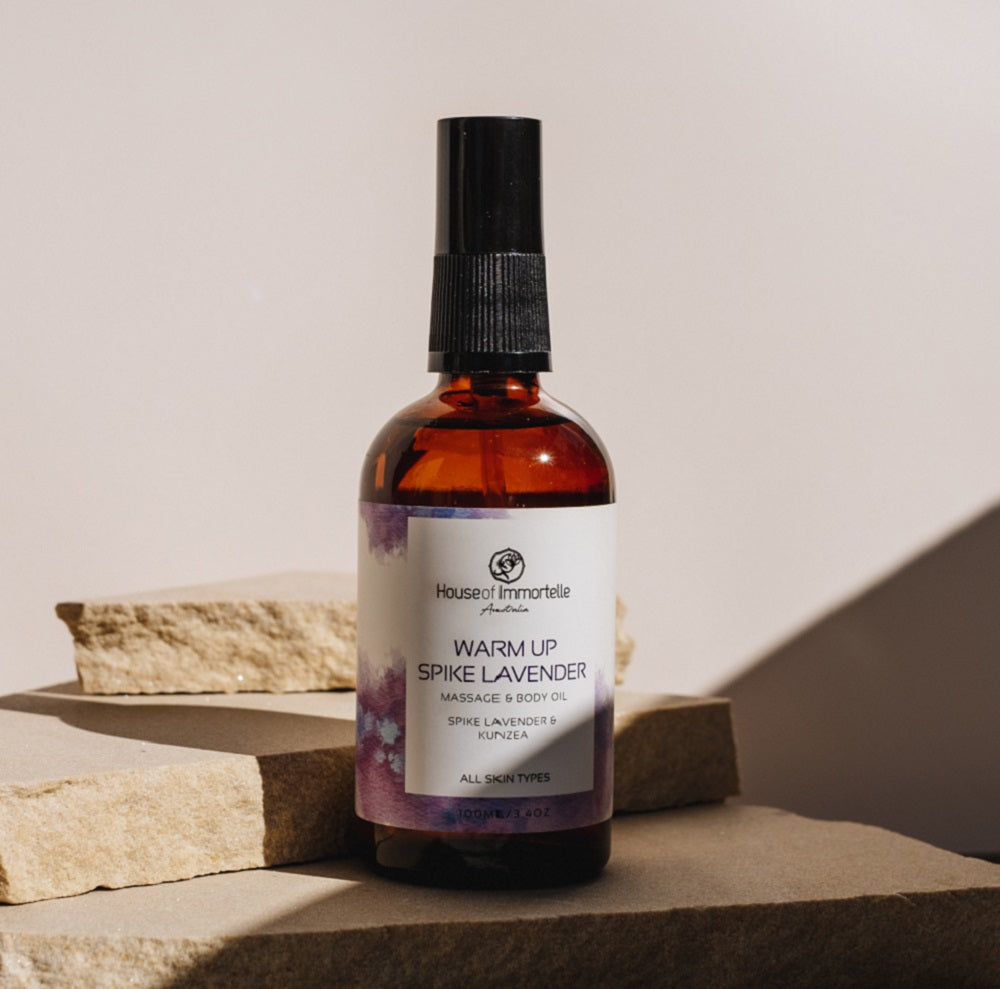 Warm Up Spike Lavender Massage & Body Oil