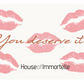 eGift Card - House of Immortelle Natural Skincare